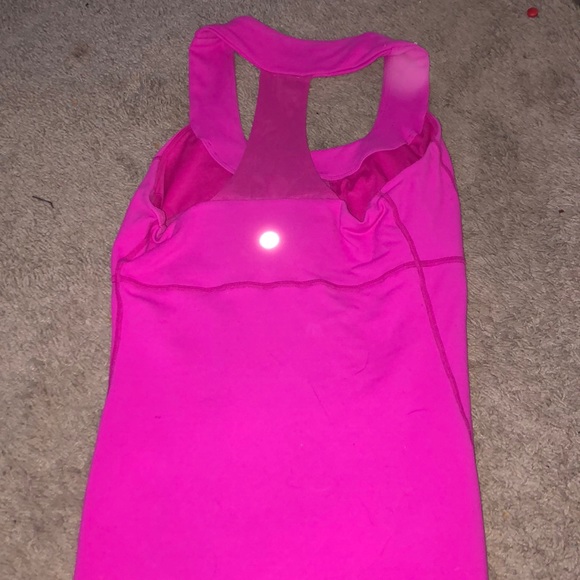 lululemon workout tank top wore once to yoga. - Picture 2 of 3